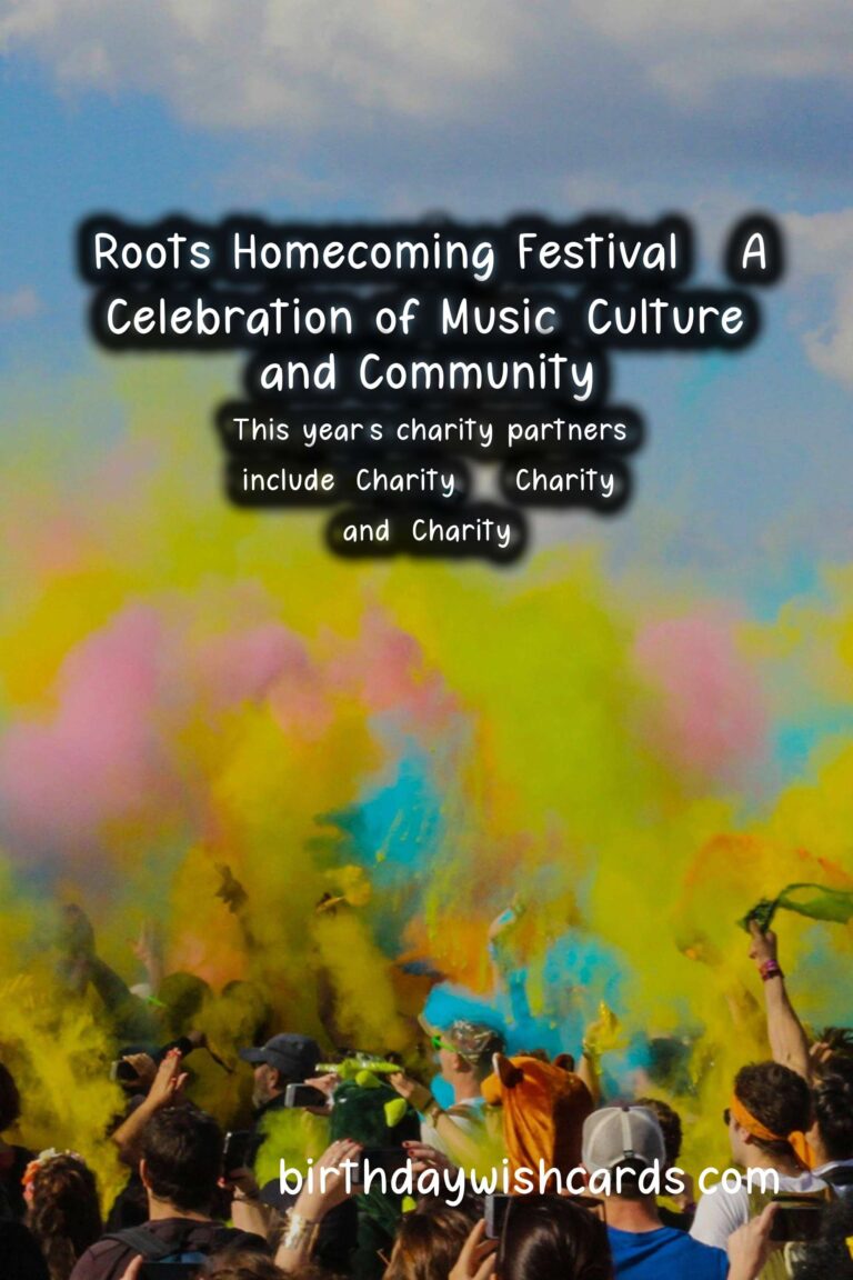 Roots Homecoming Festival: A Celebration of Music, Culture, and Community