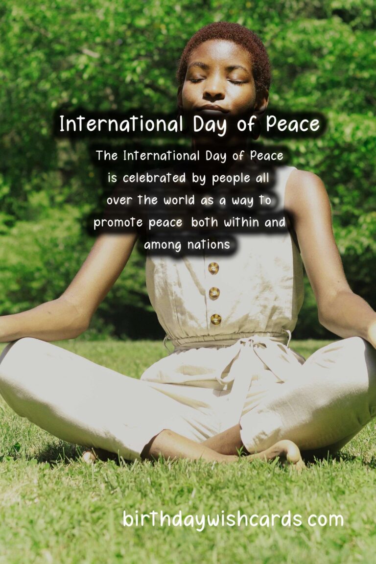 September 21: International Day of Peace