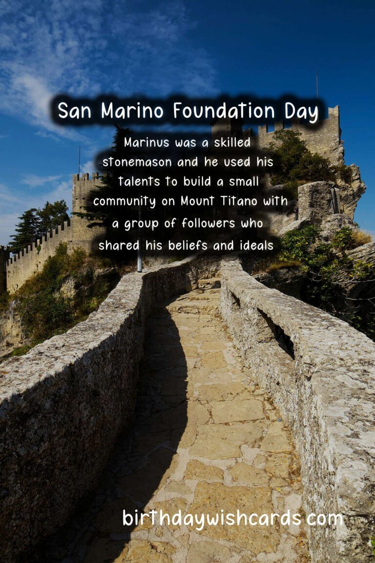 September 3: San Marino’s Foundation Day