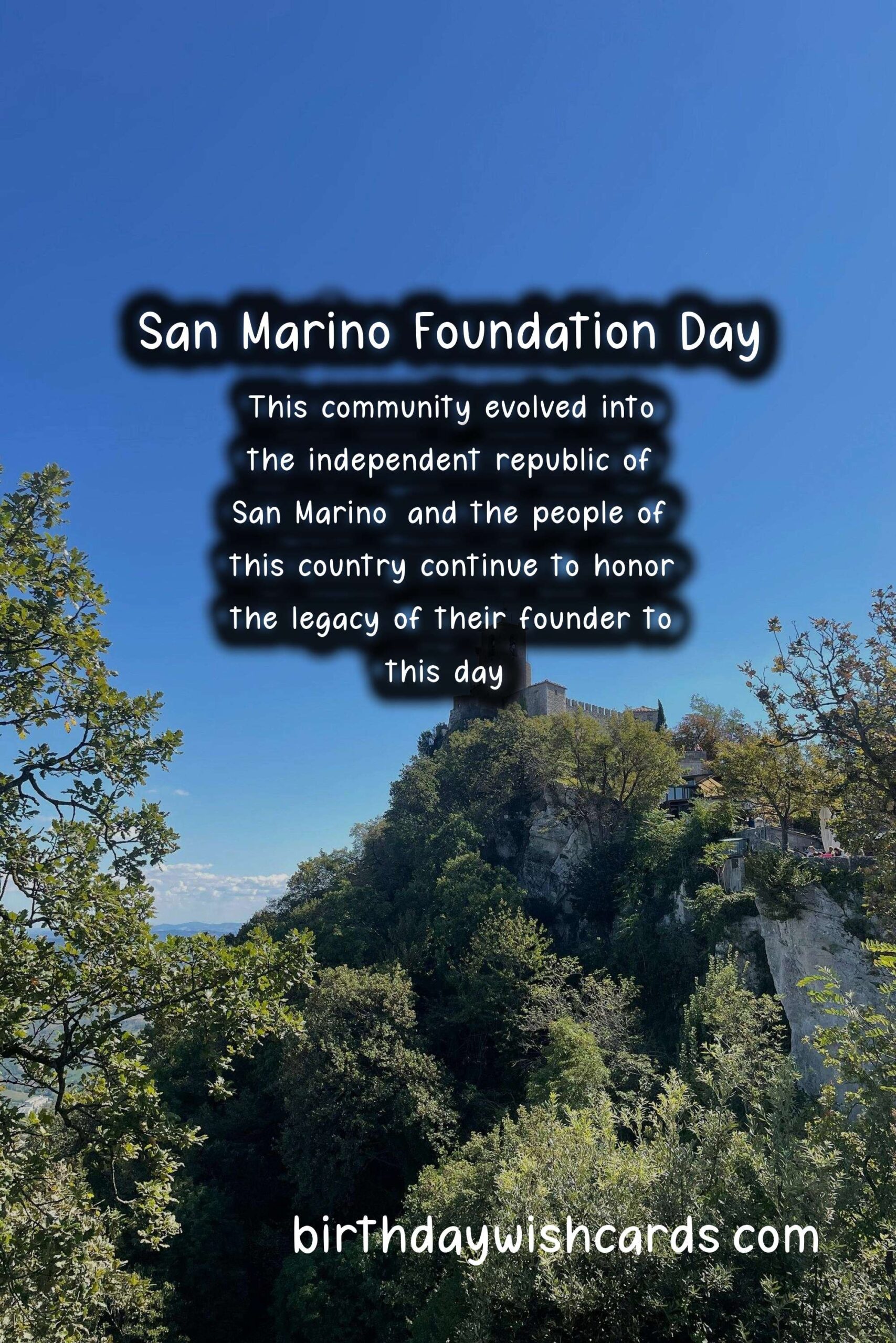 September 3: San Marino's Foundation Day