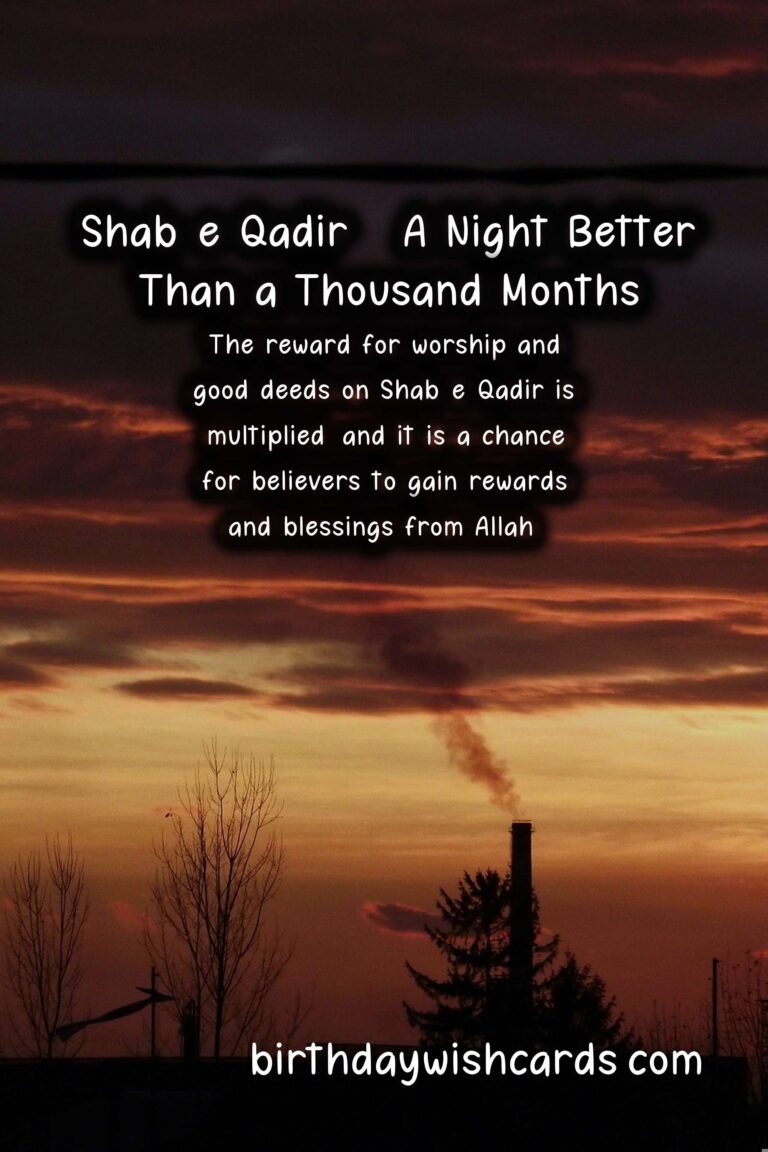 Shab-e-Qadir – A Night Better Than a Thousand Months