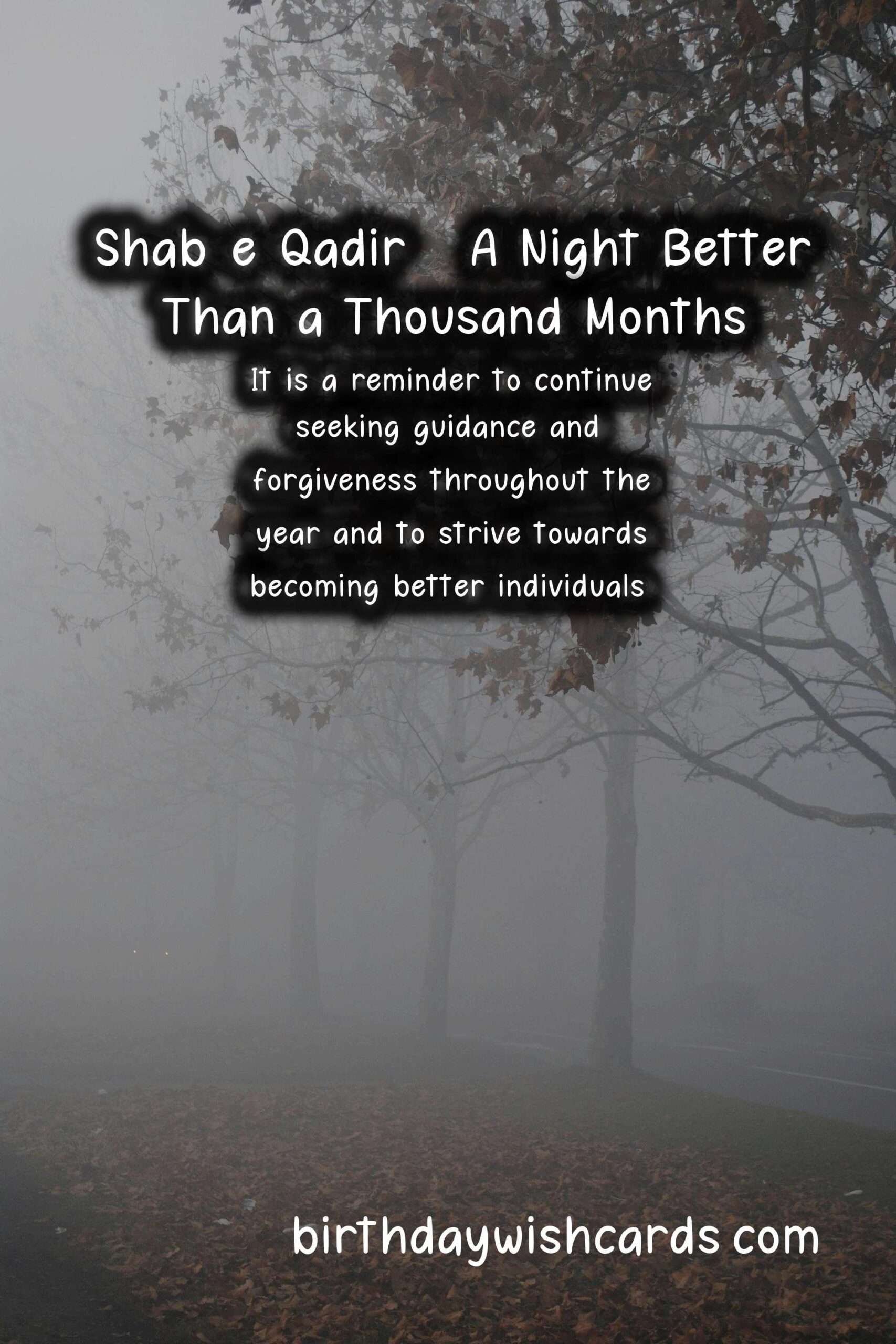 Shab-e-Qadir - A Night Better Than a Thousand Months