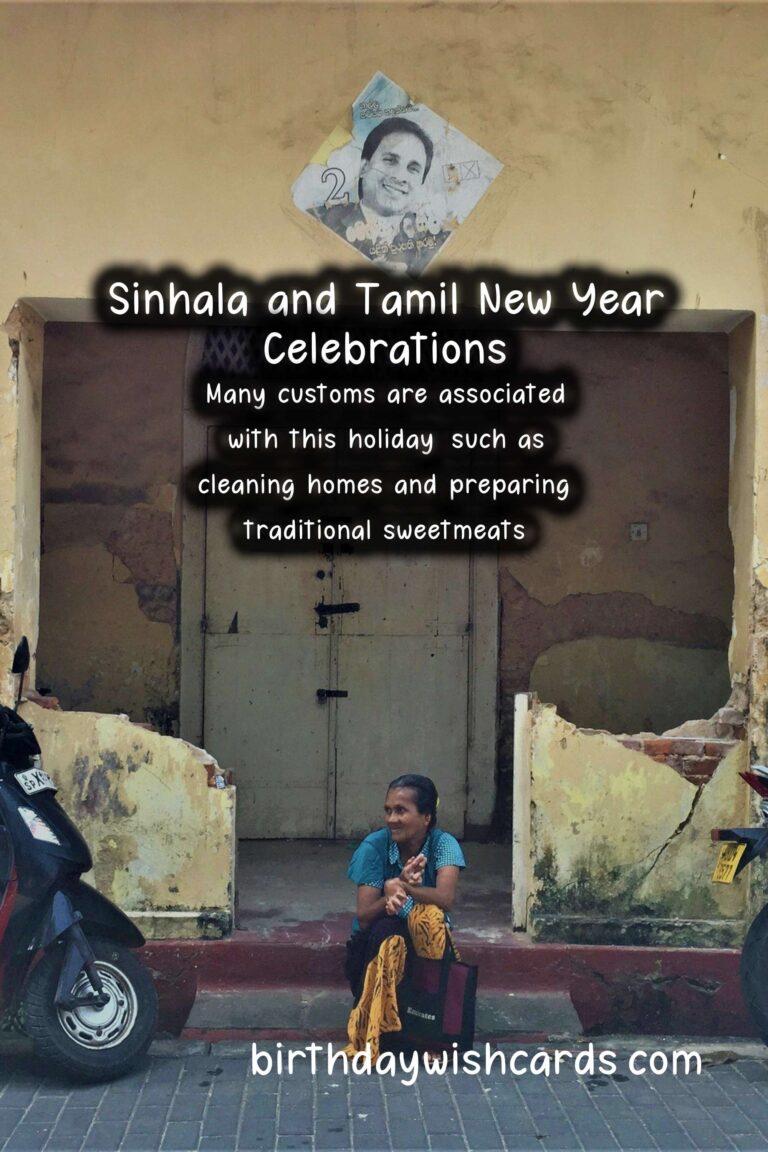 Sinhala and Tamil New Year – Celebrating April 13th/14th