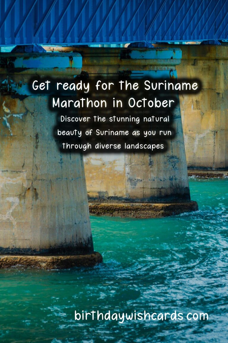 Suriname Marathon: An Exciting Running Experience in October