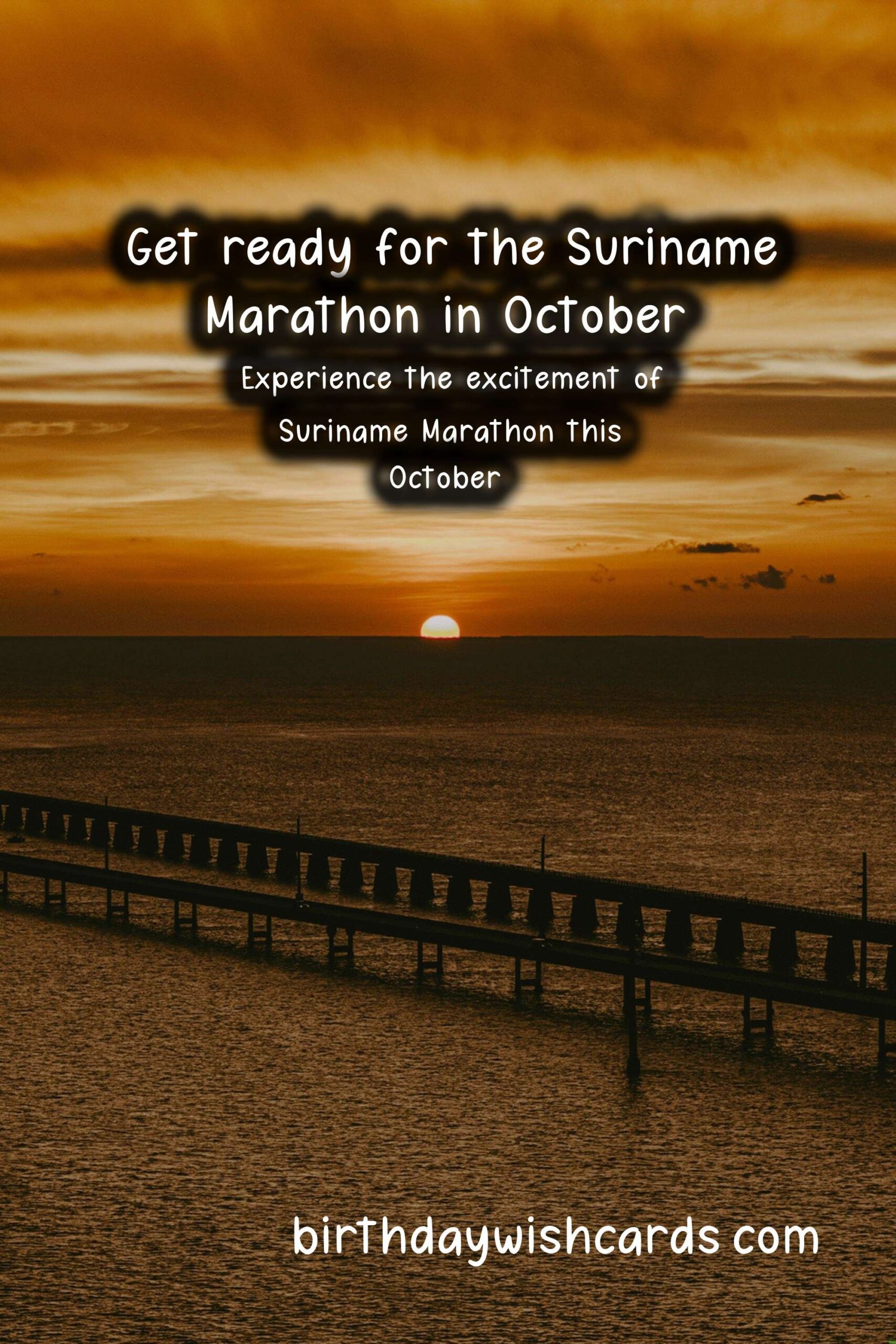 Suriname Marathon: An Exciting Running Experience in October
