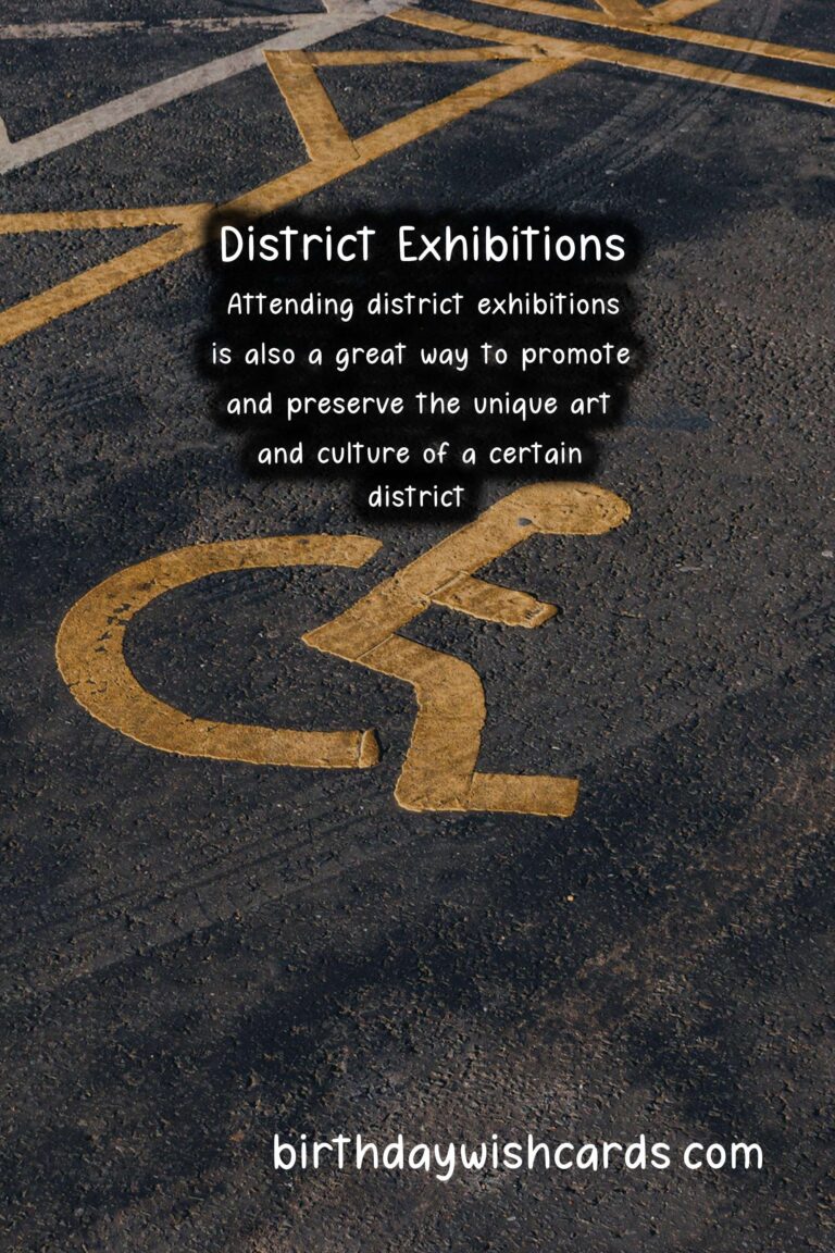 The Best District Exhibitions Held During The Months of July And August