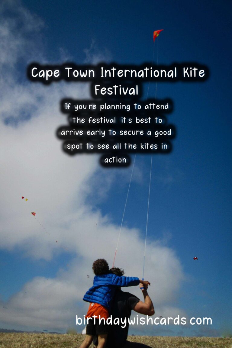 The Exciting Cape Town International Kite Festival (November)