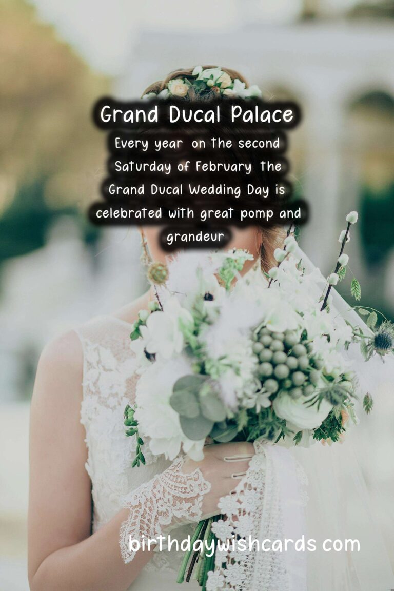 The Grand Ducal Wedding Day In February: A Royal Celebration of Love and Tradition