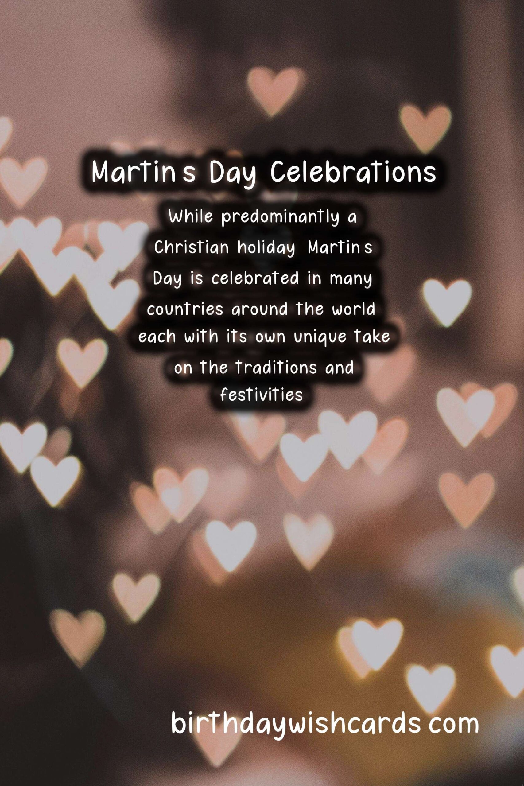 The History and Traditions of Martin's Day