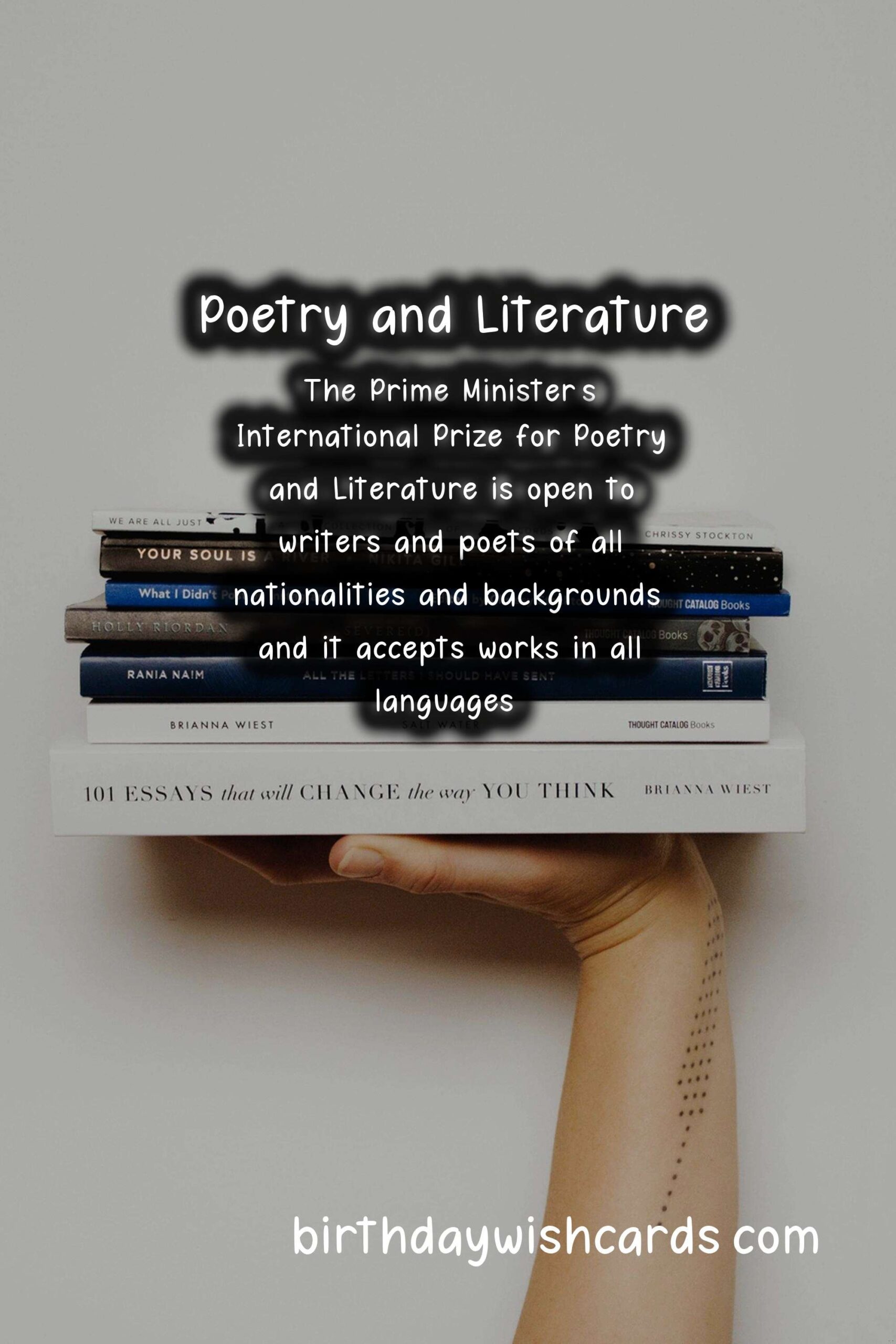 The Prime Minister's International Prize for Poetry and Literature Award Ceremony