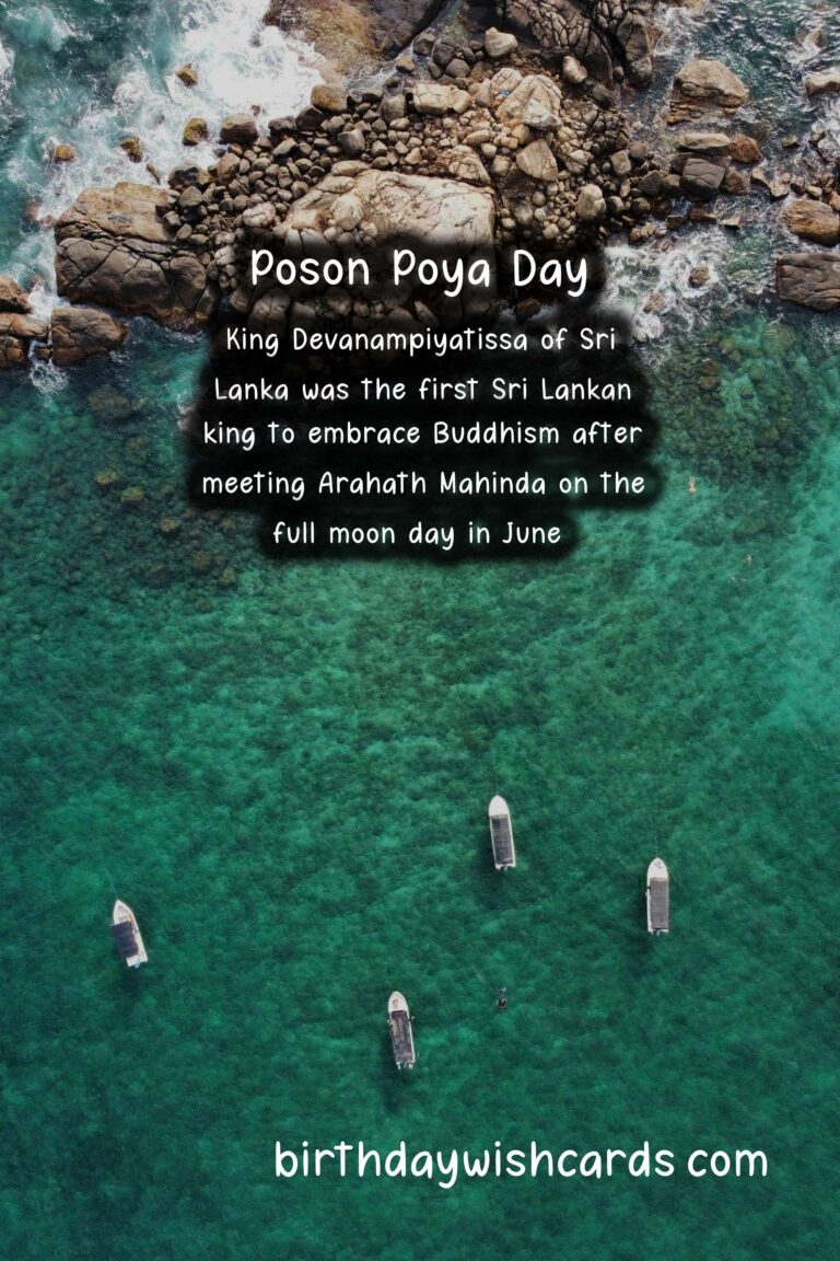 The Significance of Poson Poya Day – Full Moon Day in June
