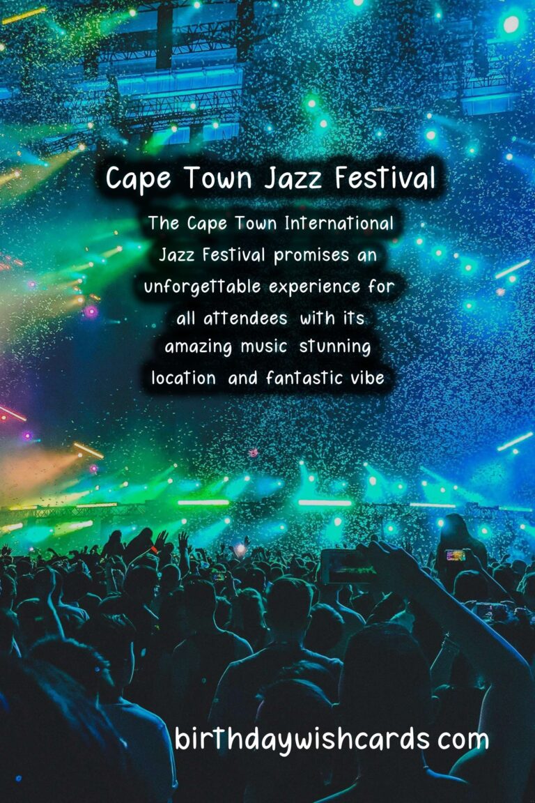 The enchanting Cape Town International Jazz Festival!
