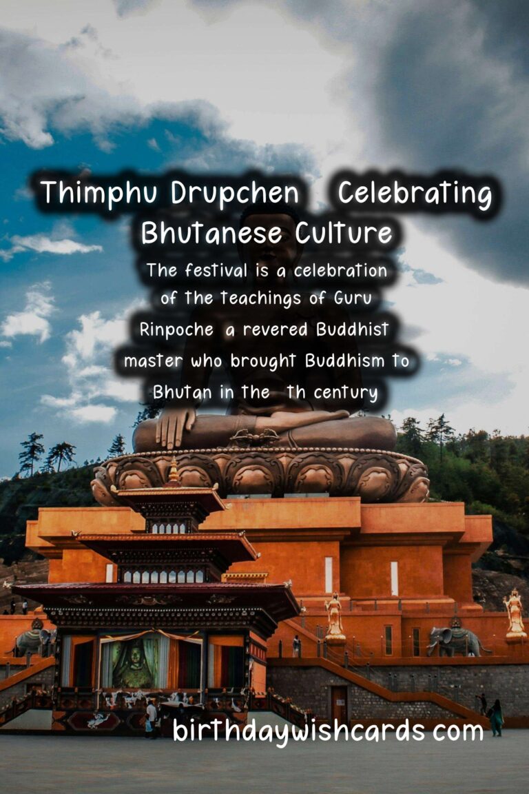 Thimphu Drupchen – Celebrating Bhutanese Culture during September/October
