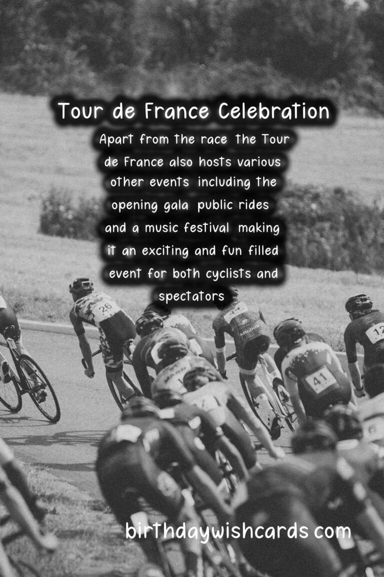 Tour de France – Celebrating the World’s Biggest Cycling Event In July