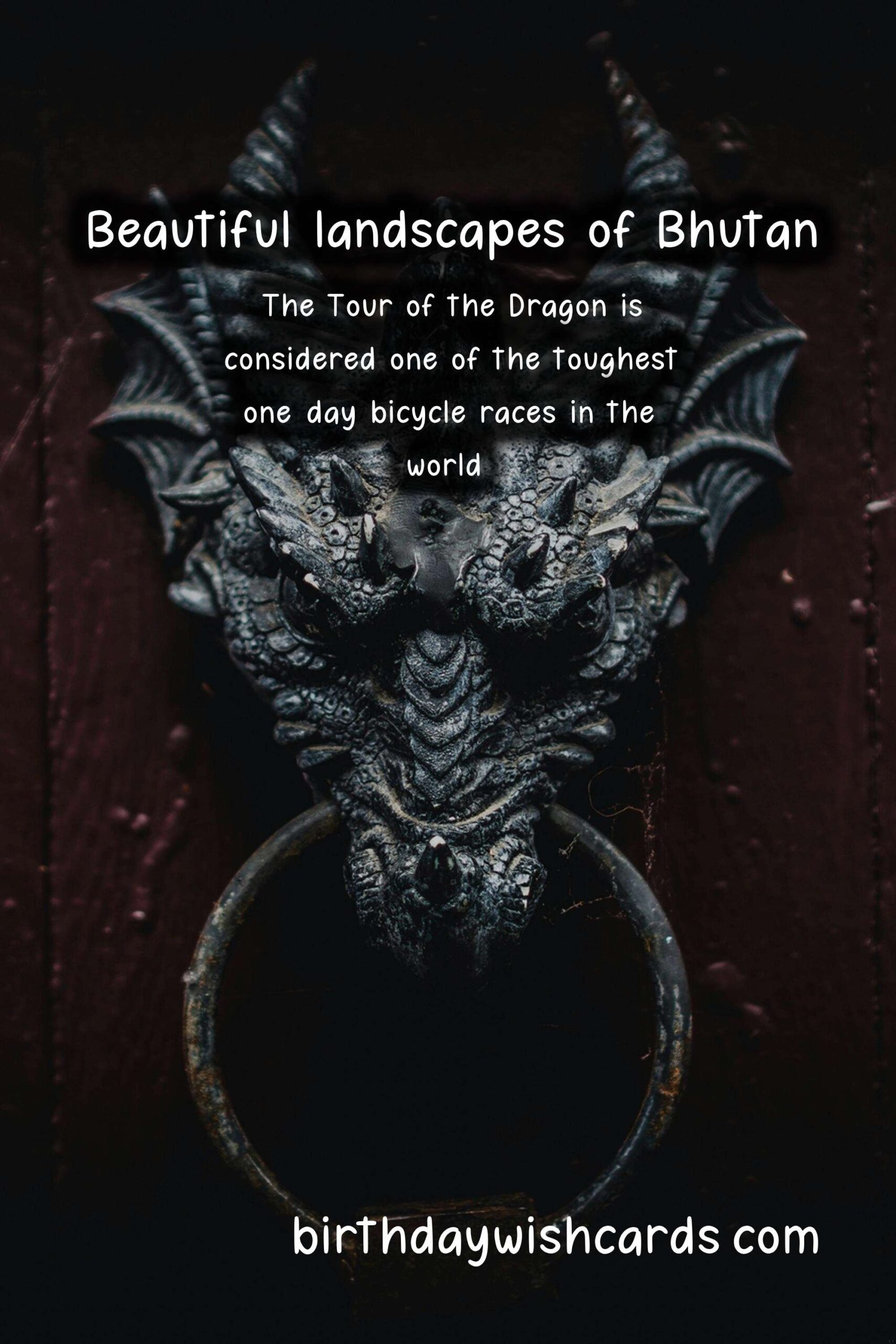 Birthday Wish Cards | Tour of the Dragon - The Ultimate Bicycle Race in September