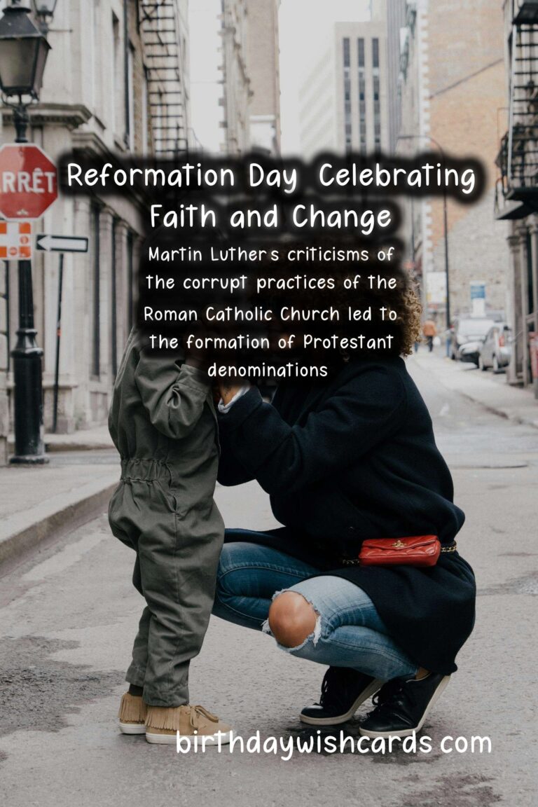 Why Reformation Day is Celebrated in Some States on October 31?