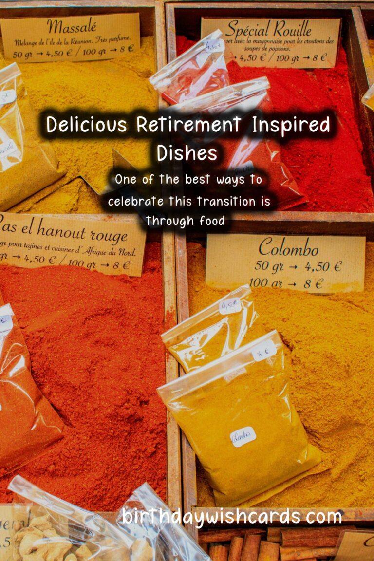 Best Recipes for Retirement-Inspired Dishes