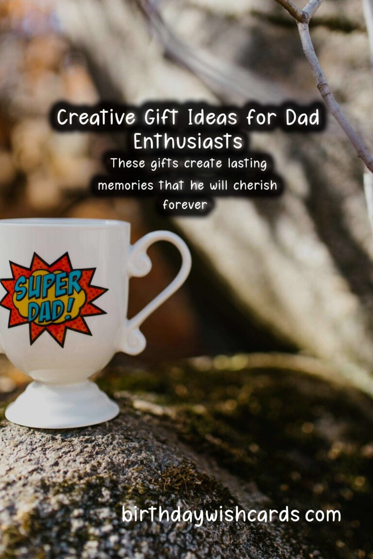 Creative Gift Ideas for Dad Enthusiasts