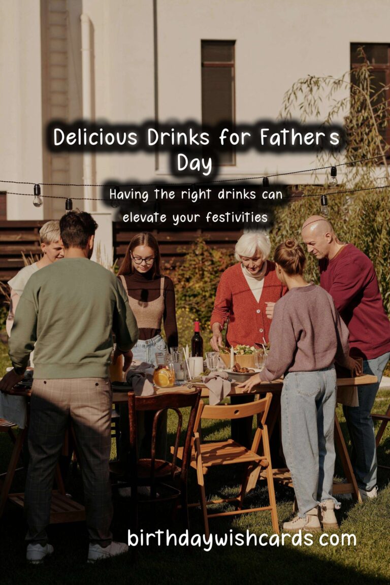 Delicious Drinks to Celebrate Father’s Day
