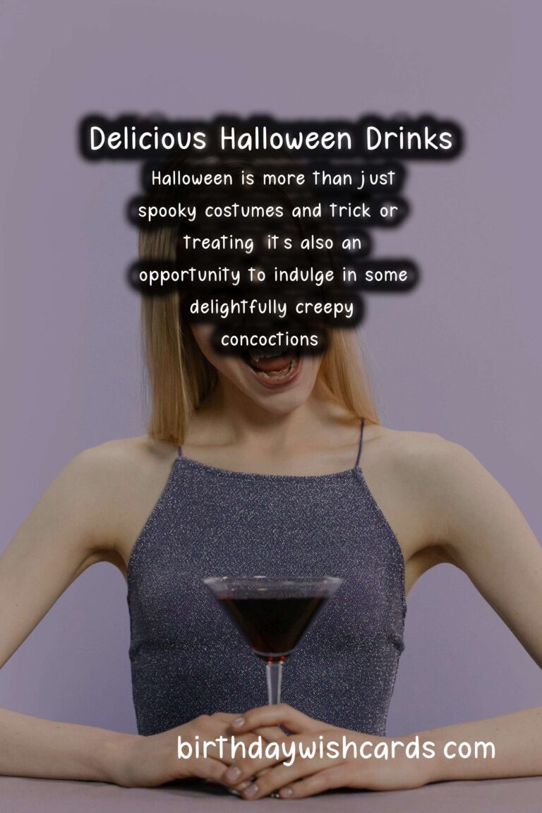 Delicious Drinks to Celebrate Halloween