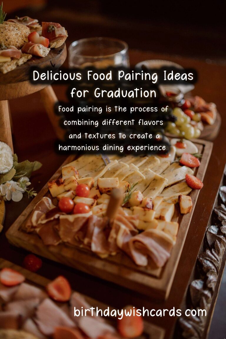 Delicious Food Pairing Ideas for Graduation Events