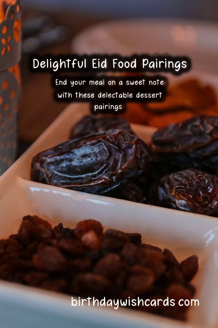Delicious Food Pairing Ideas for Unforgettable Eid Events