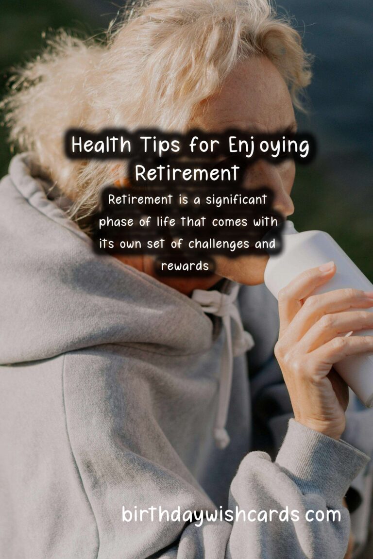 Essential Tips for Maintaining Health During Retirement