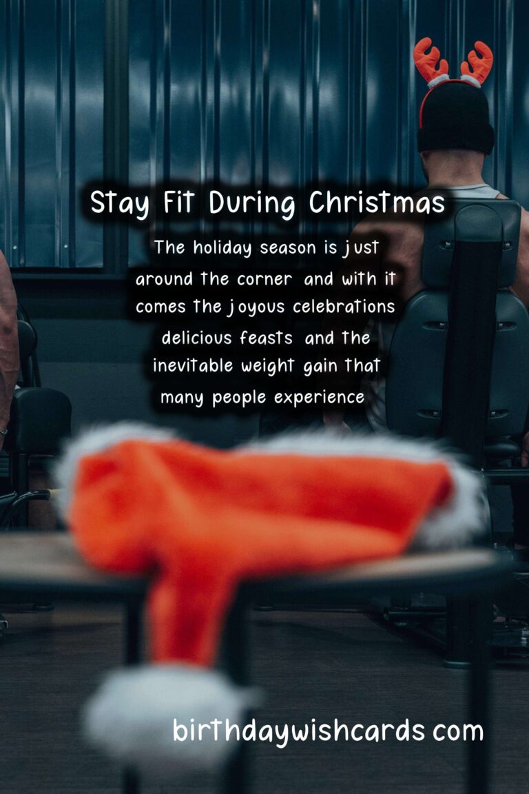 Exercise Routines to Stay Fit for Christmas