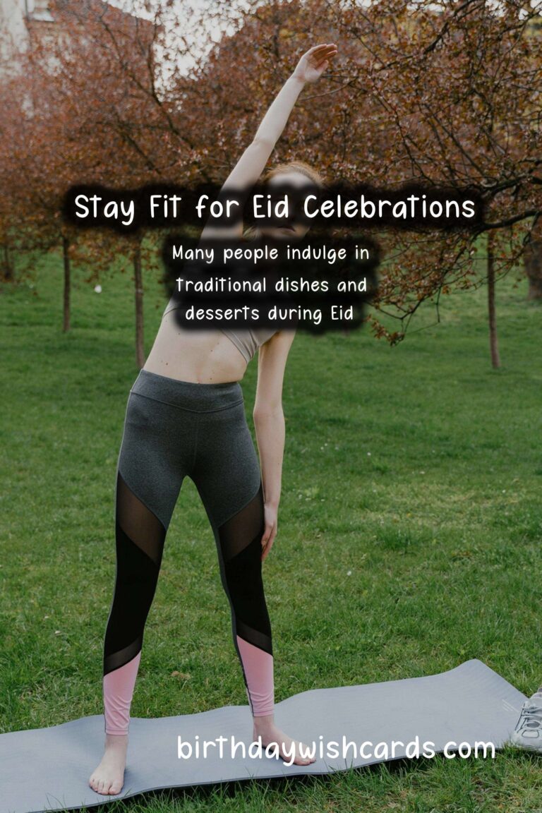 Exercise Routines to Stay Fit for Eid