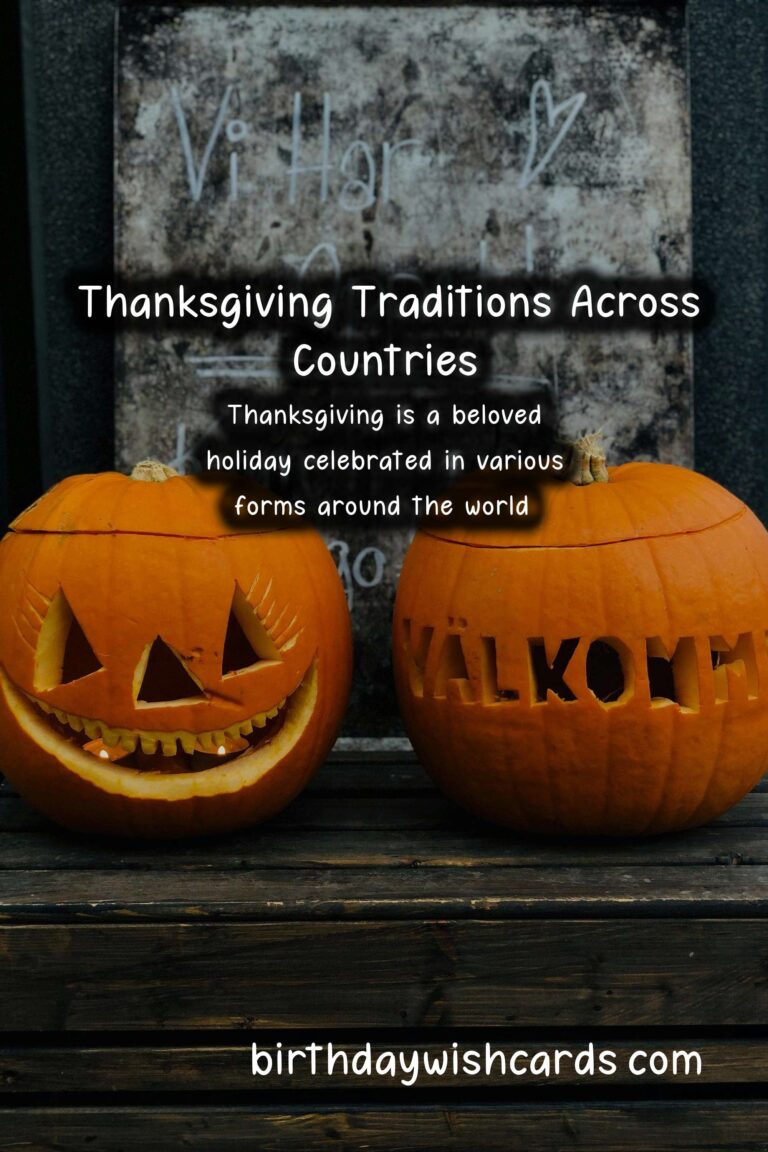 Exploring Thanksgiving in Different Countries