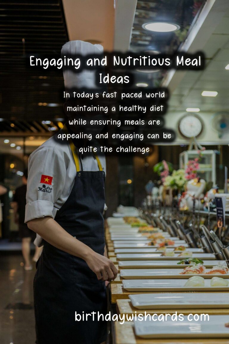 Healthy Recipes for Engagement-Friendly Meals