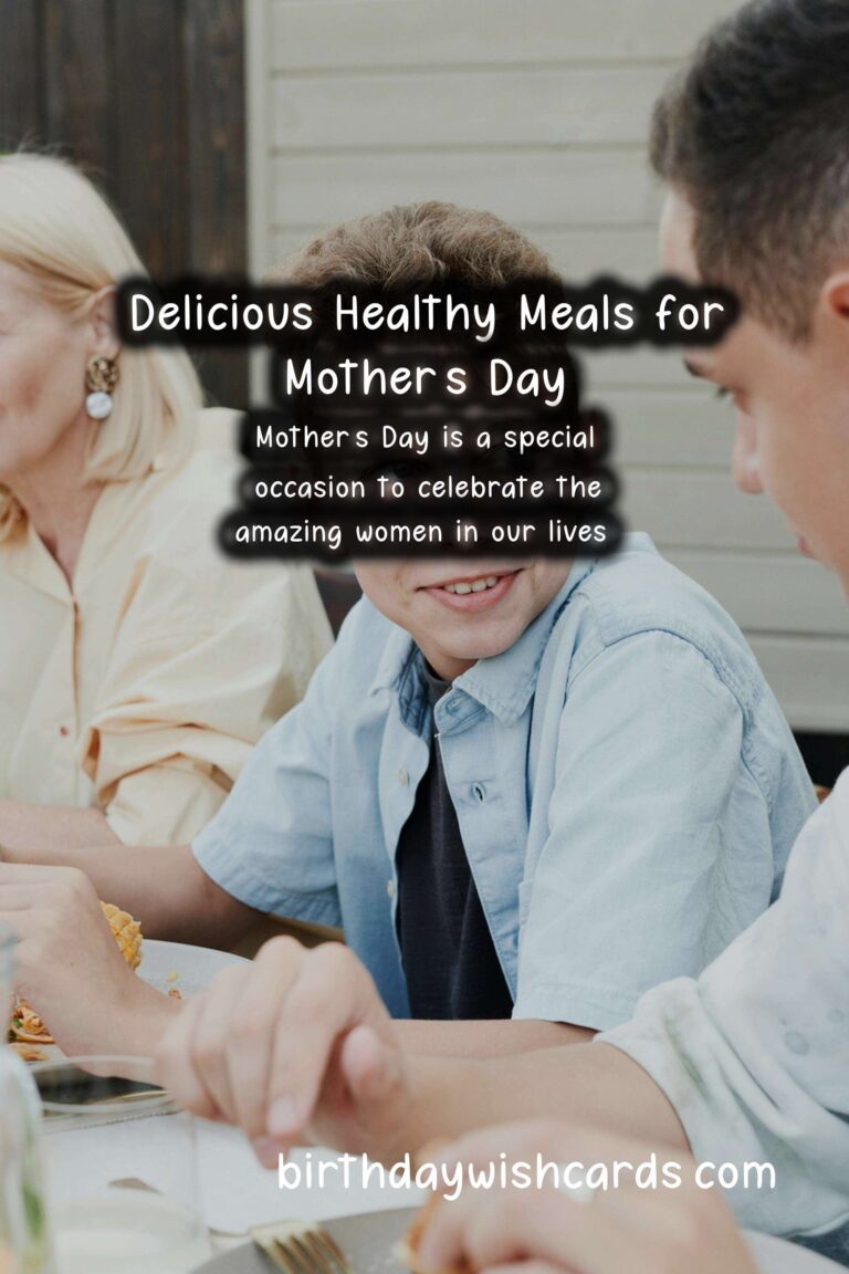 Healthy Recipes for Mother’s Day-Friendly Meals