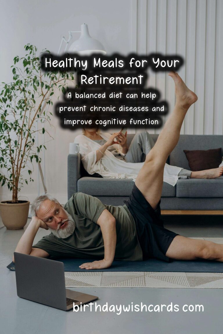 Healthy Recipes for Retirement-Friendly Meals