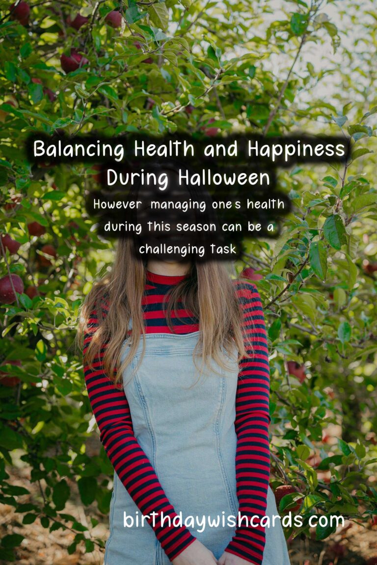 How to Balance Health and Happiness During Halloween