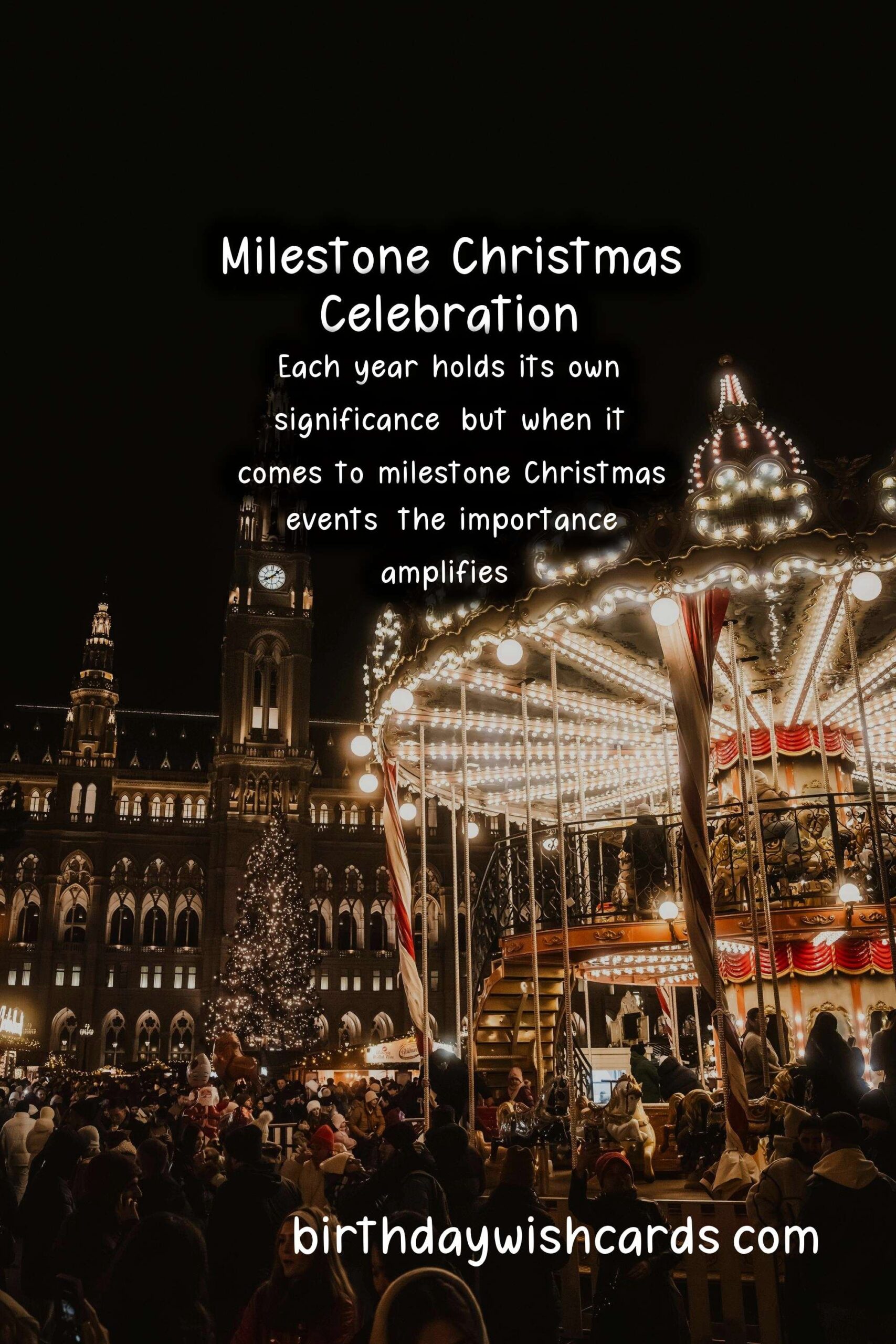 How to Celebrate a Milestone Christmas Event