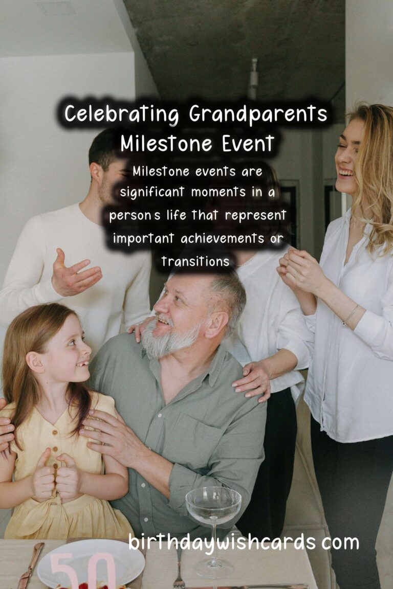 How to Celebrate a Milestone Grandparents Event