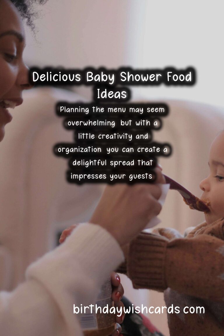 How to Cook for a Baby Shower Celebration: Delicious Recipes and Tips