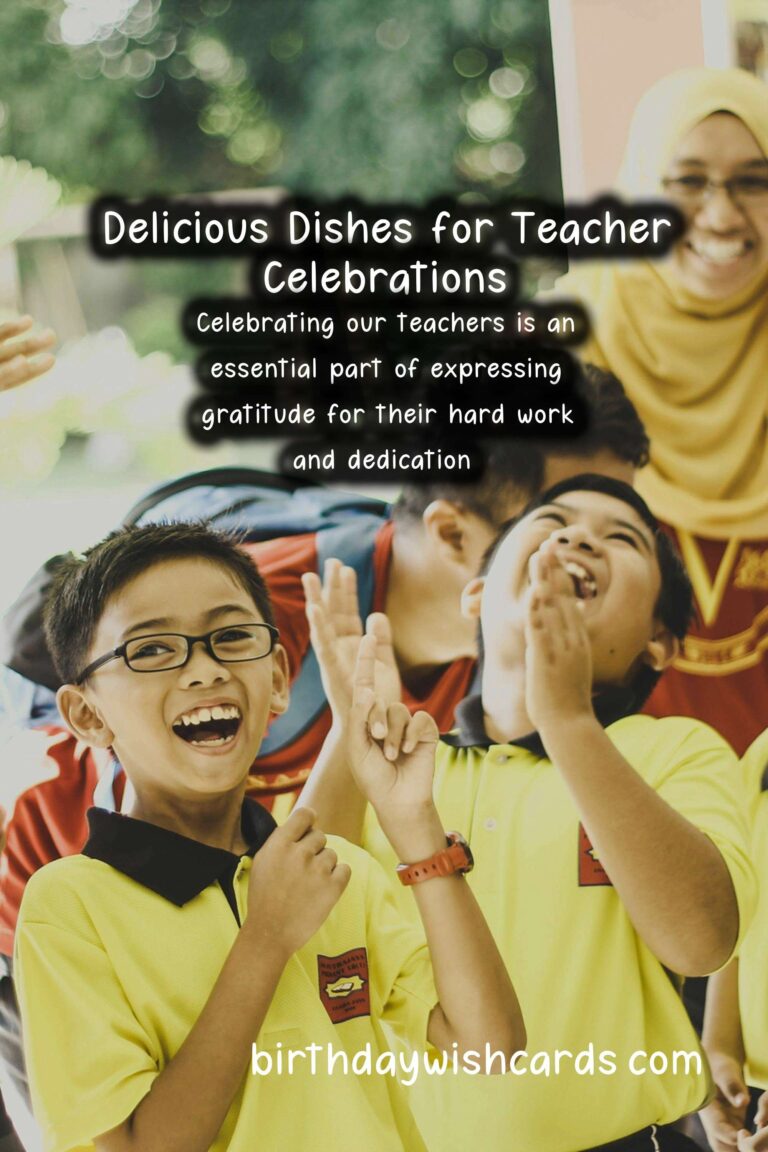 How to Cook for a Teacher’s Celebration: A Step-by-Step Guide