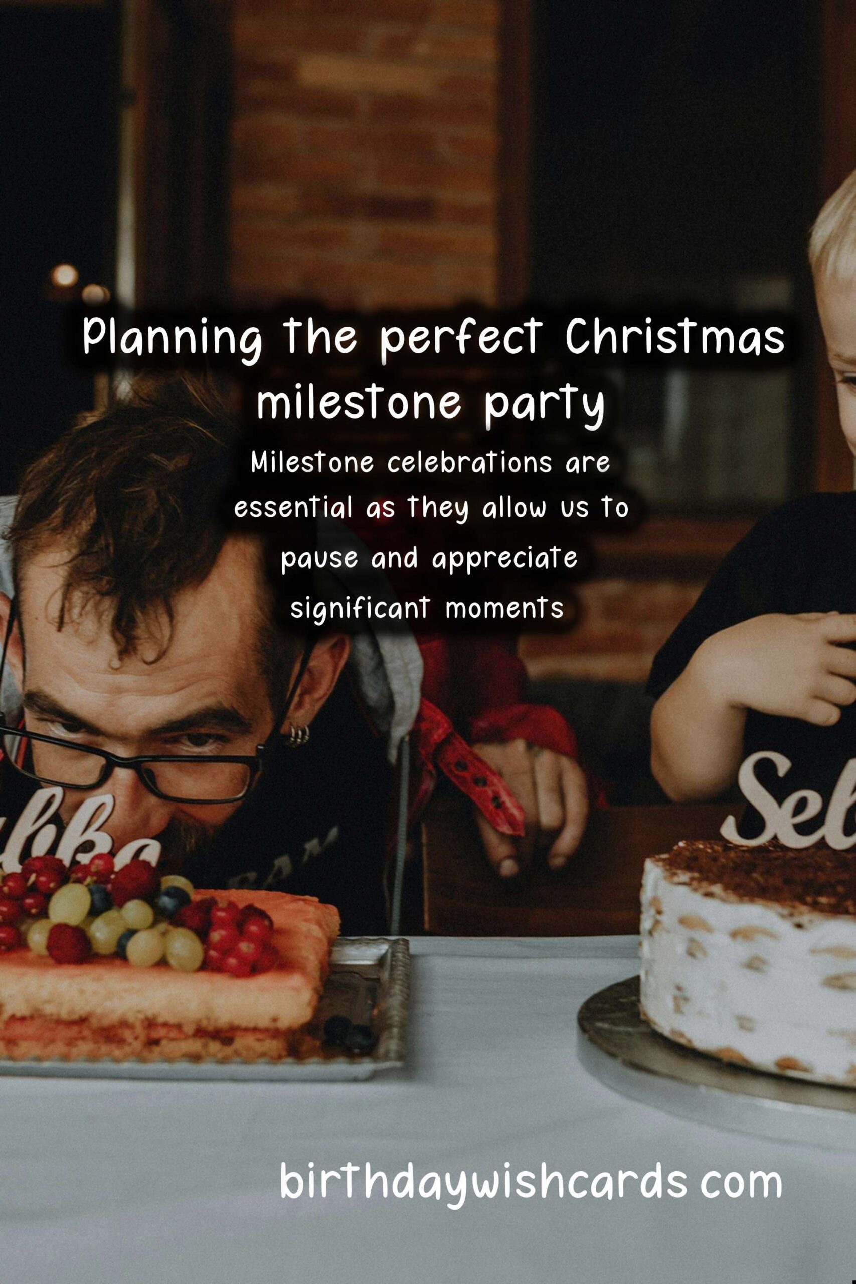 How to Plan a Christmas Milestone Party