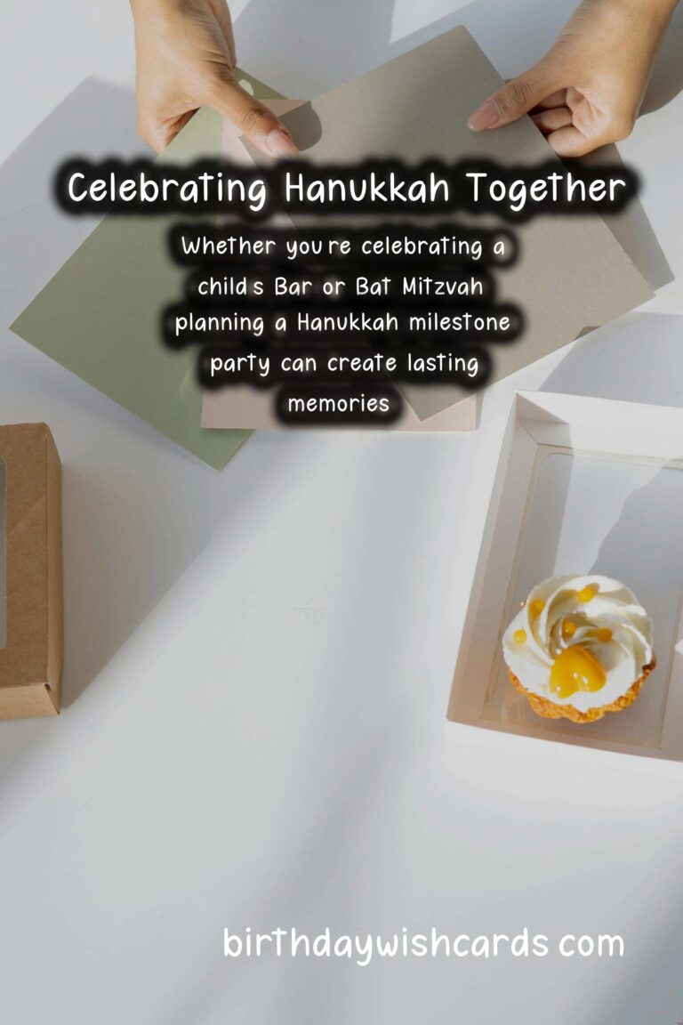 How to Plan a Memorable Hanukkah Milestone Party