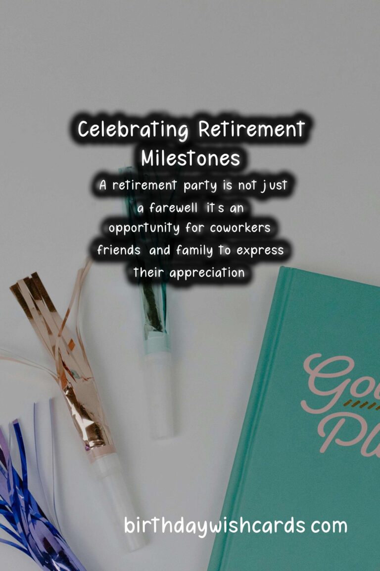 How to Plan a Retirement Milestone Party