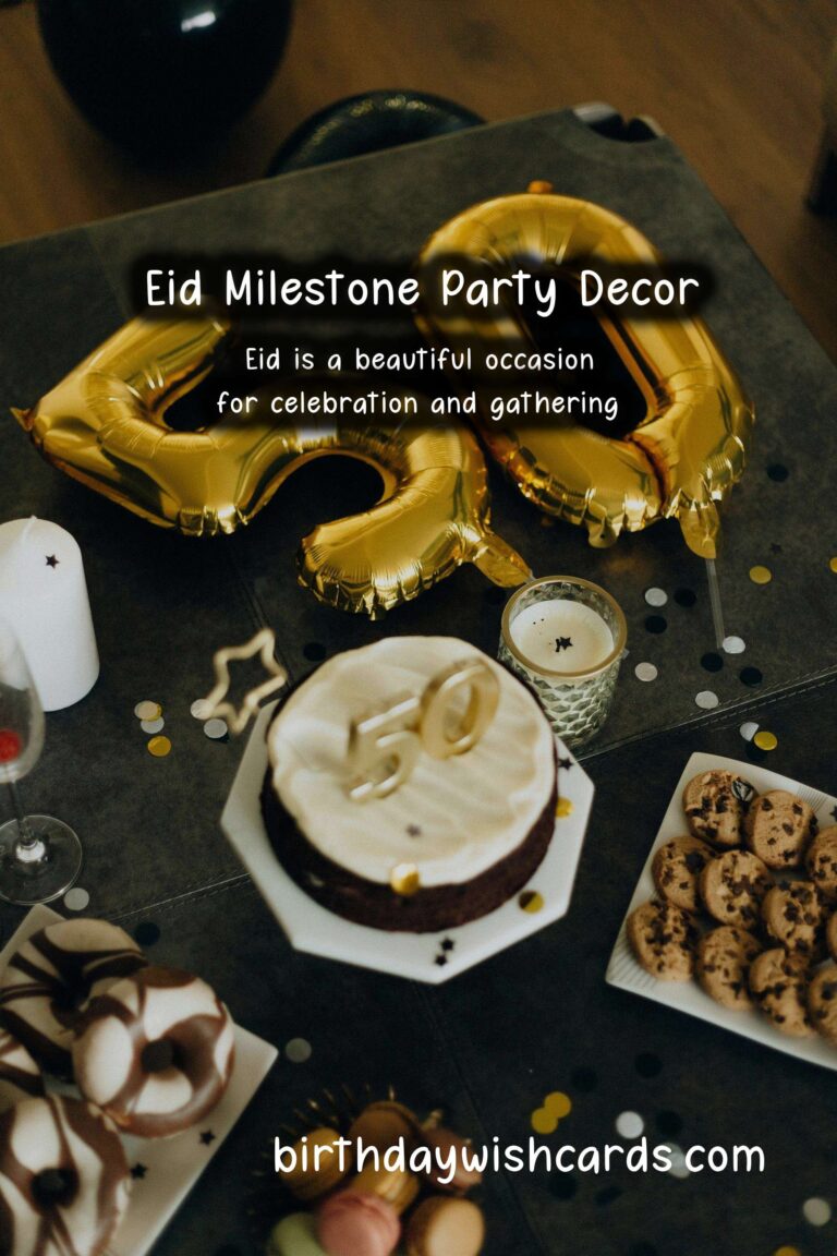 How to Plan an Unforgettable Eid Milestone Party