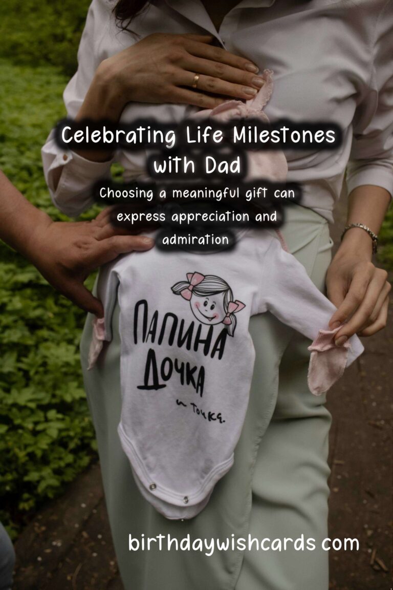 Meaningful Gifts for Life Milestones of Dad