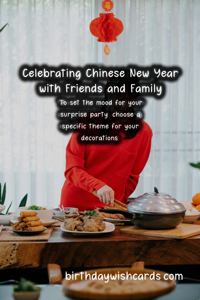 Memorable Surprise Party Ideas for Chinese New Year