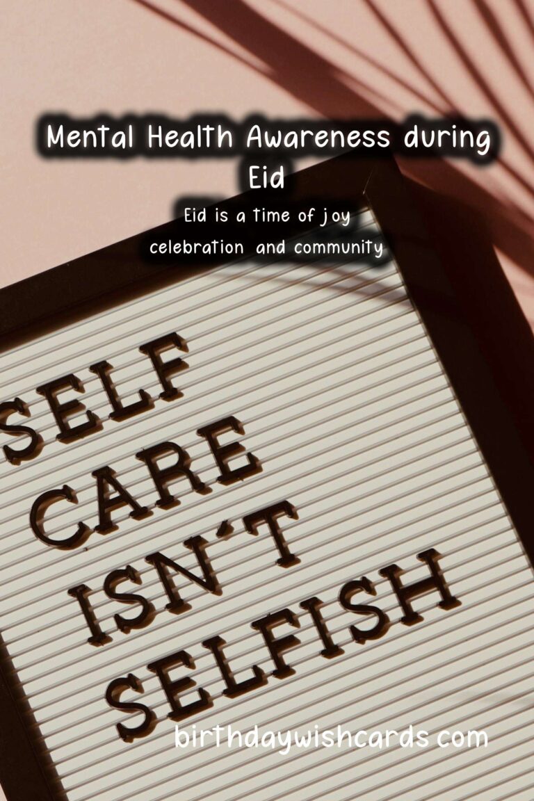 Mental Health Tips for Eid Celebrations