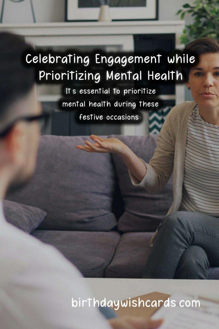 Mental Health Tips for Engagement Celebrations