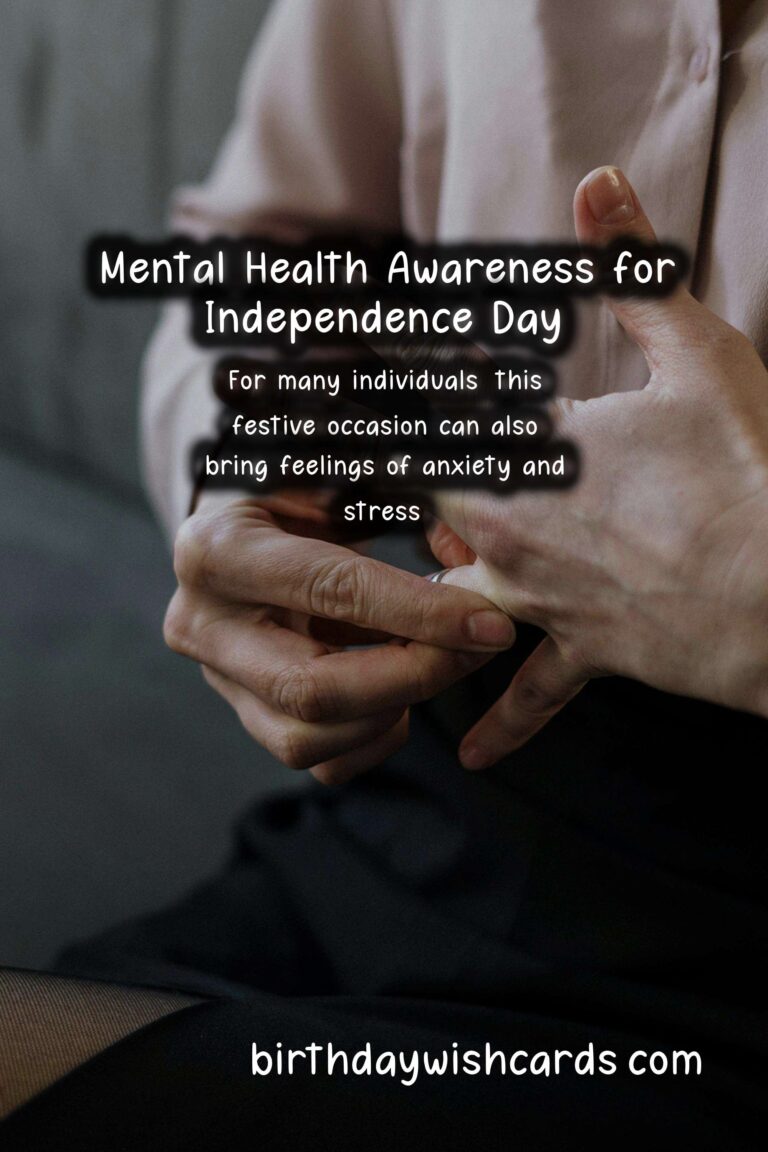 Mental Health Tips for Independence Day Celebrations