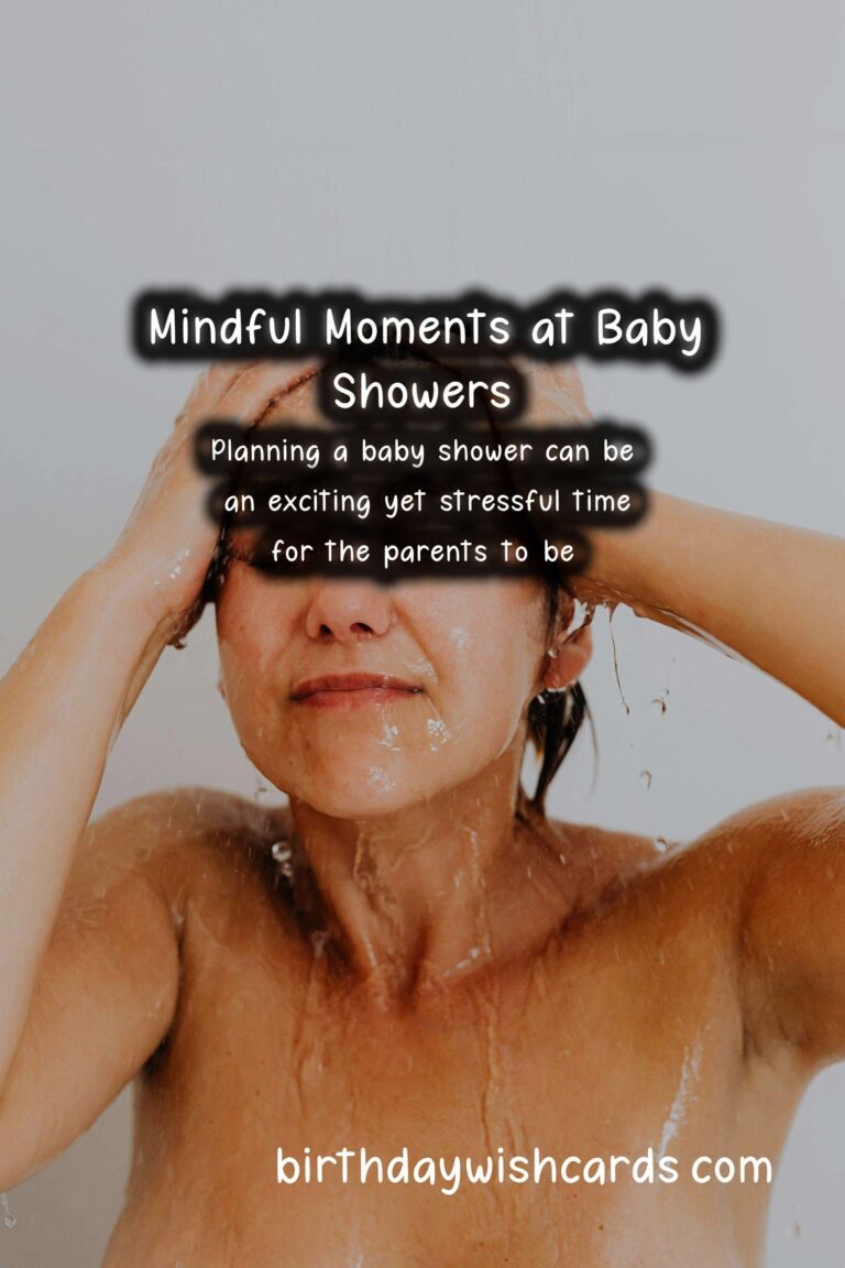 Mindfulness Practices for a Joyful Baby Shower