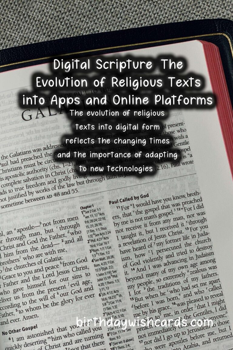 Religion: Digital Scripture: The Evolution of Religious Texts into Apps and Online Platforms