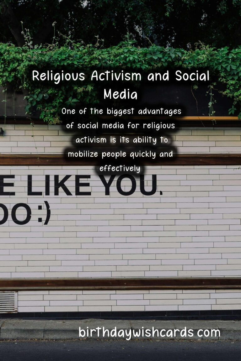 Religion: Religious Activism and Social Media: Mobilizing Faith Communities Online